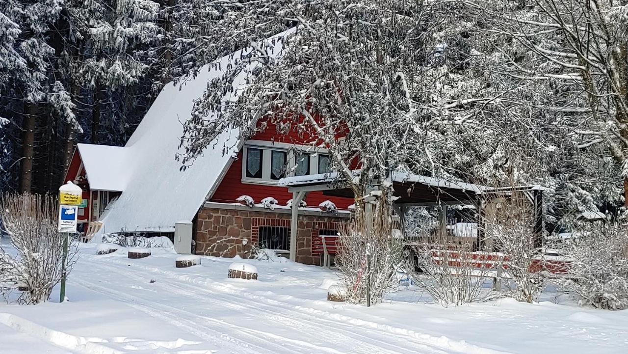 Wanderhuette Zum Bernhardsthal Villa Dış mekan fotoğraf